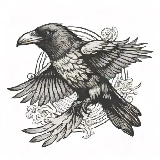 Crow Flying