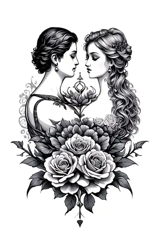Bpd And Adhd Marriage Inspired Tattoo Design Incorporating Symbols