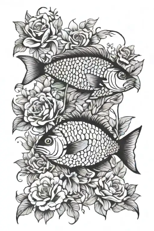 Fish And Flowers