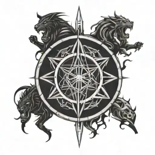 Full Metal Alchemist Transmutation Circle With Kingdom Hearts Touches