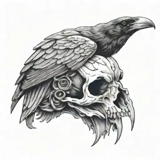 Raven Skull