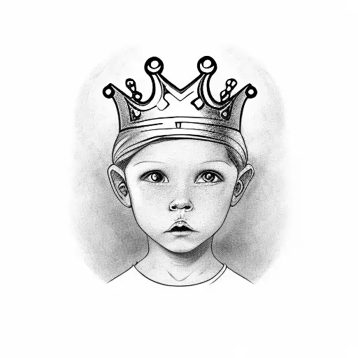 The Kid Written With A Crown
