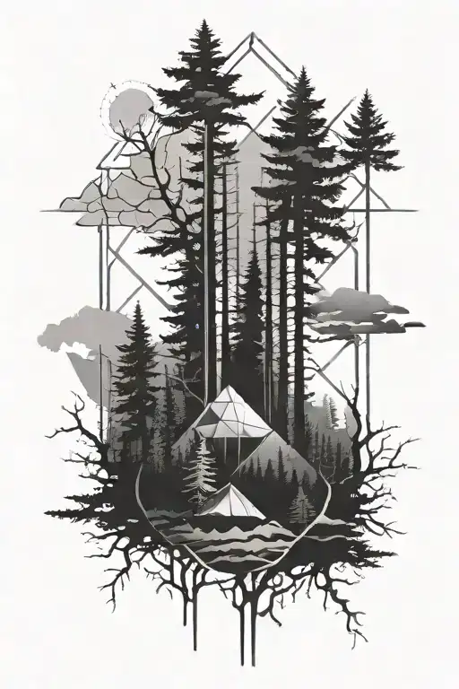 Geometric Forest Forearm