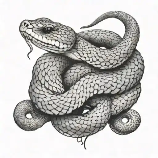 Snake With Chinese Quotes