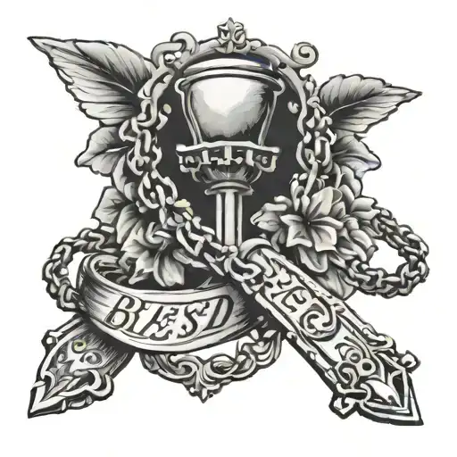 Blessed Word With Rosary Wrapped