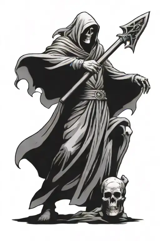 Grim Reaper Tomb Stone