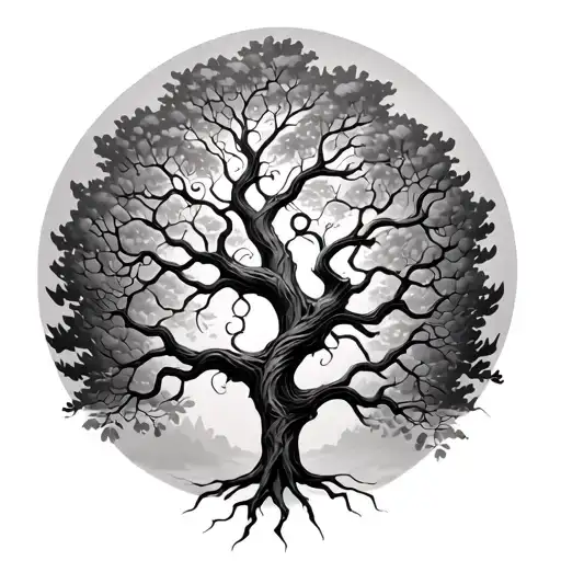 Life Tree Intertwined