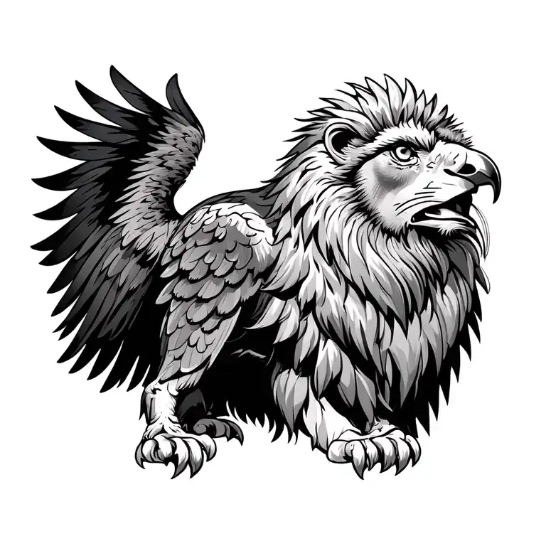 Eagle And Lion