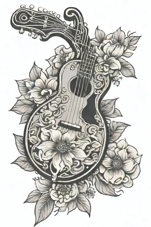 Floral Mandolin