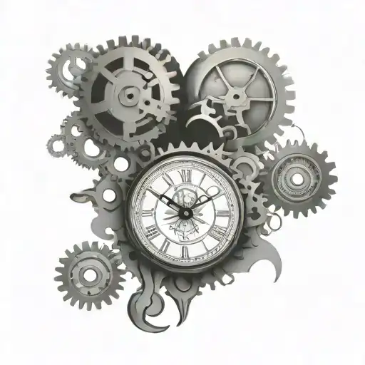 Heart And Clock Gears