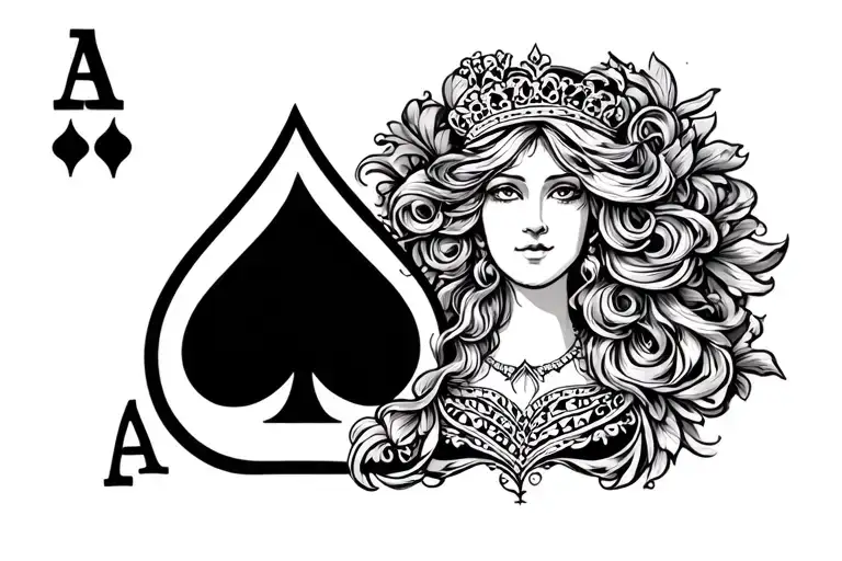 Queen Of Spades Symbol