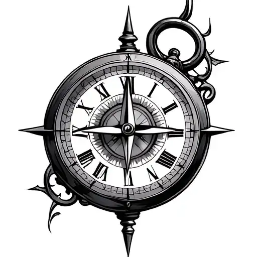 Clock And Compass
