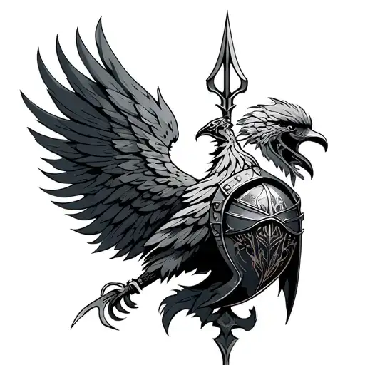 Casque Gladiator Trident Phoenix