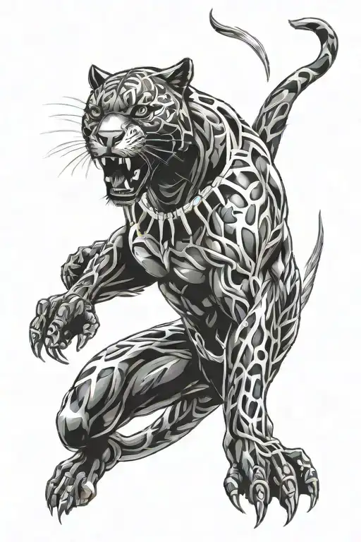 Black Panther Realism Style