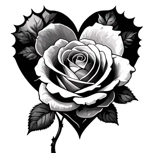 Broken Heart Rose