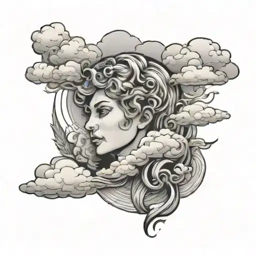 Fineline Icalus With Cloud Background