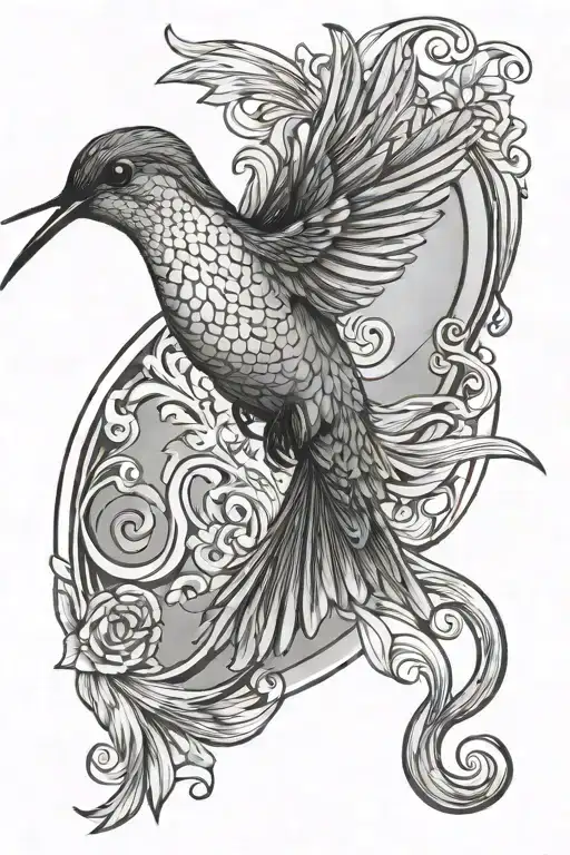 Hummingbird And Wave Merging