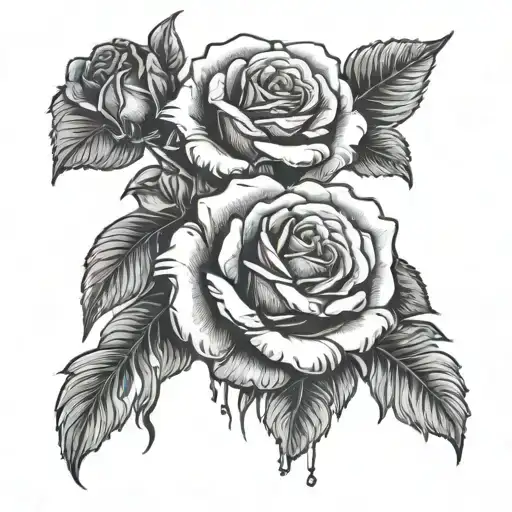 Rose And Rosery Beads In Hands