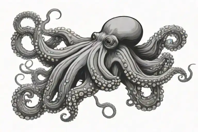 Goth Octopus Wrapped