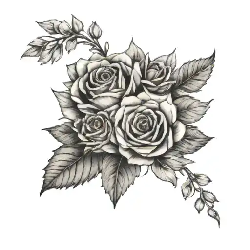 Birth Flower Bouquet