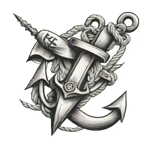 Anchor Made Of Two J's