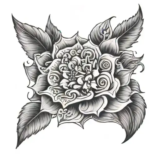 Mid Detail Black And White