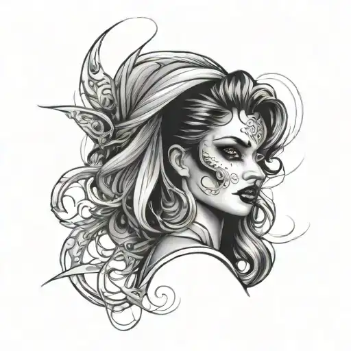 Two Face Female Sexy