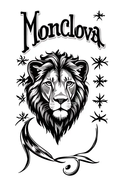 My Last Name Monclova Leo Zodiac Sign Masculine Forearm