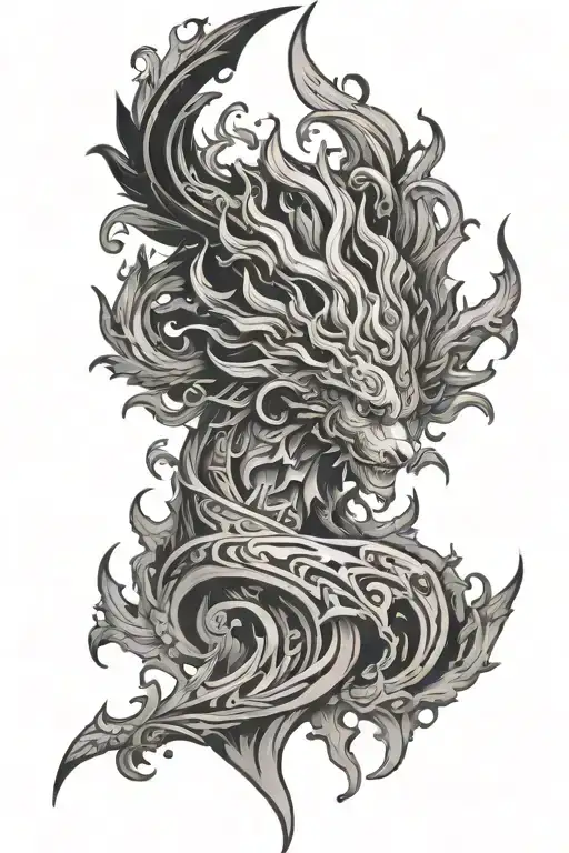 Ignis Latin Representing Fire