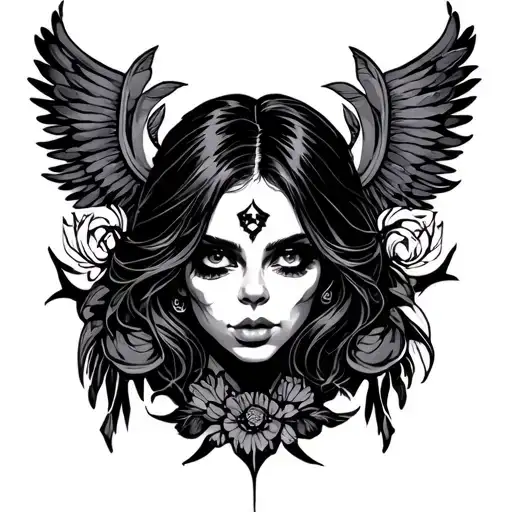 Goth Raver Logo Girly
