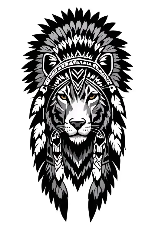 Cherokee Indian Animal Symbols Intertwined