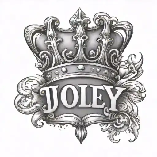 The Name Joey With Kings Crown Over The J