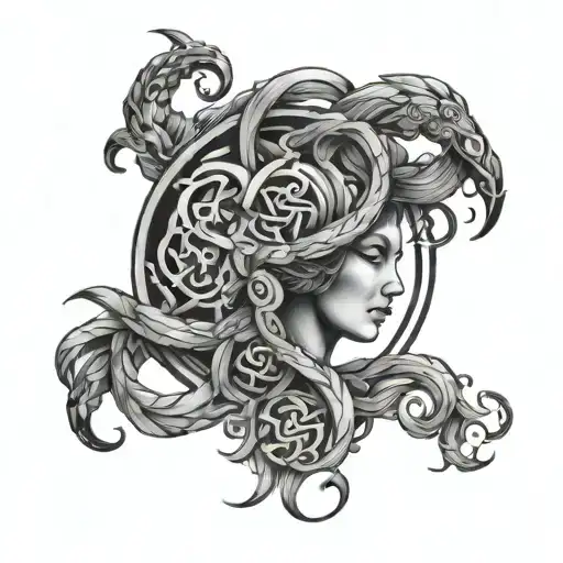 Zodiac Sign Intertwined