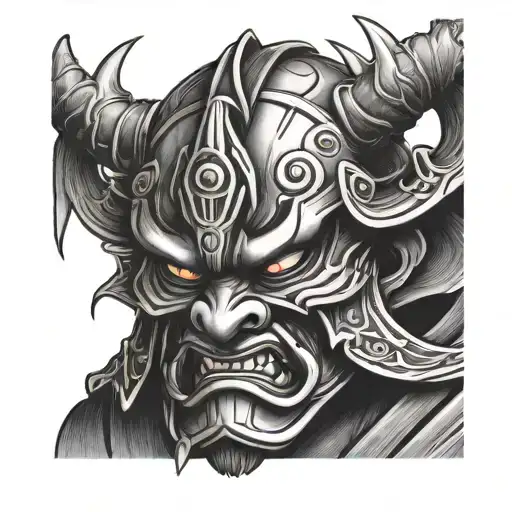 Samurai Oni Mask