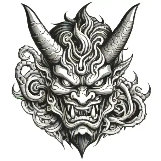 Oni Demon Mask