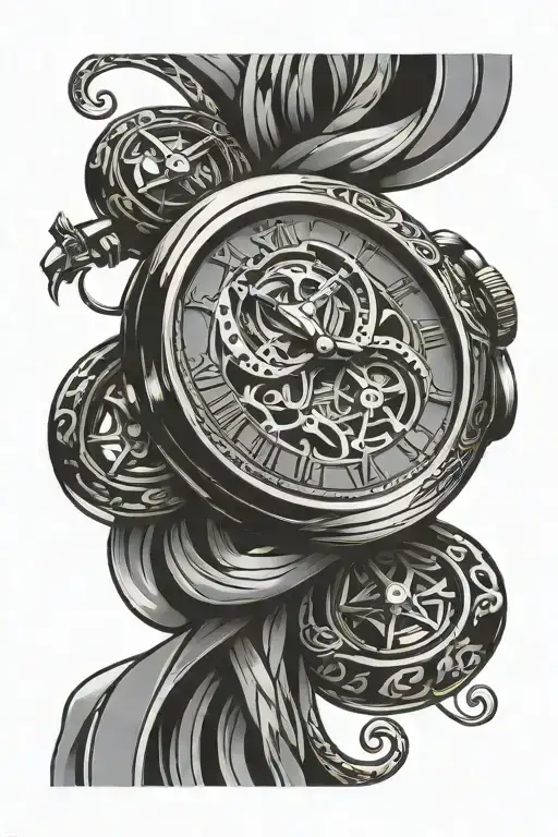 Gold Money Watches Intertwined