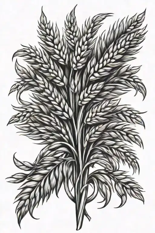 Wheat Sheaf With Sun