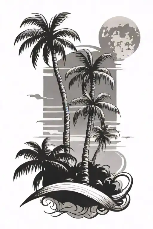 Palm Tree And Ohana