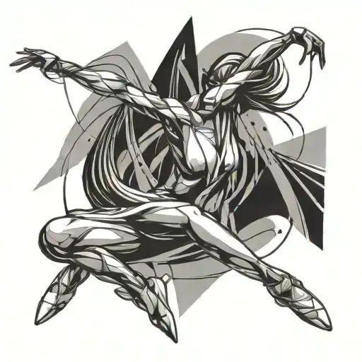 Minimal Abstract Dancer Surrounded