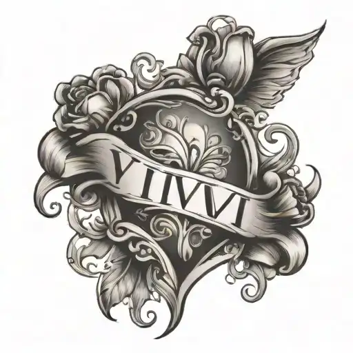 The Name Viivi In Kursiv And With Lots Of Hearts In The Background That Are Fading