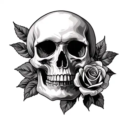 Skull And Roses