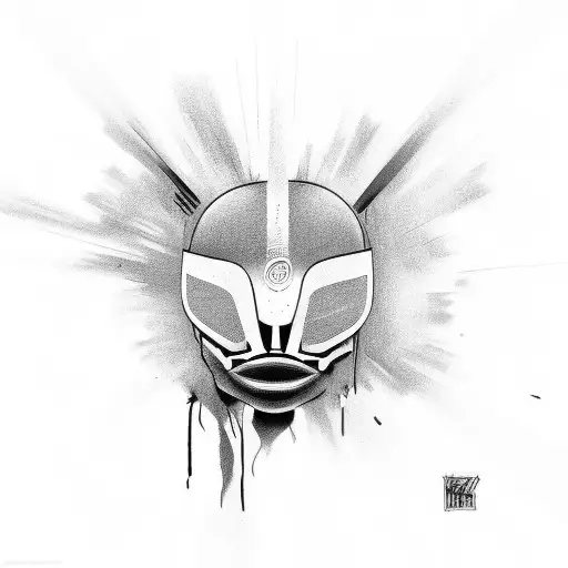 Black Person Graffiti Style With Graffiti Drawing Around It