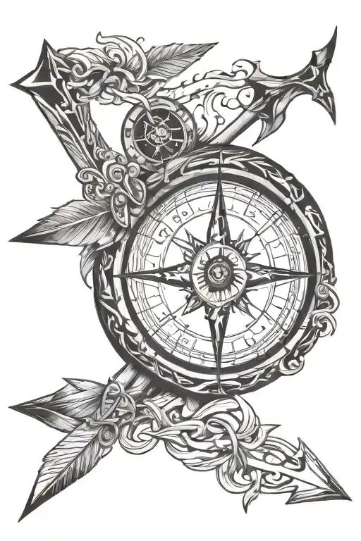 Arrow And Compass