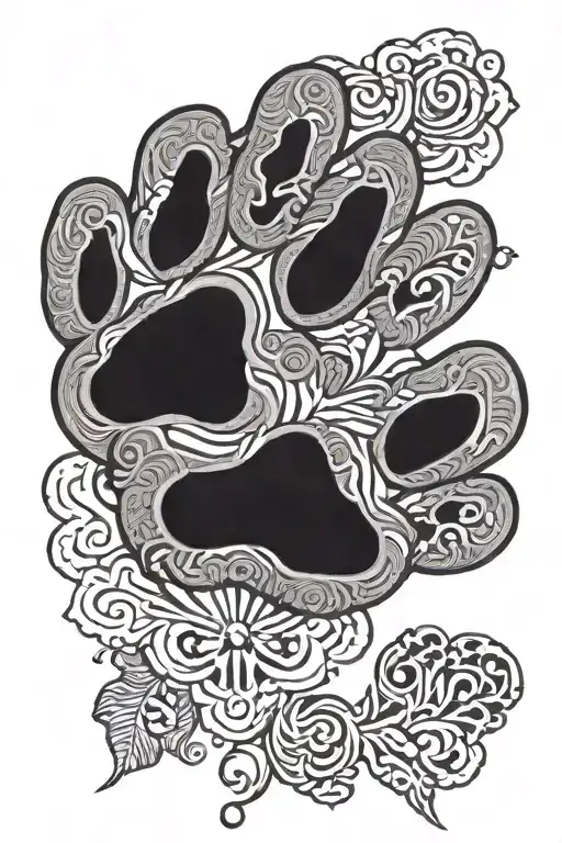 Dog Paw Print
