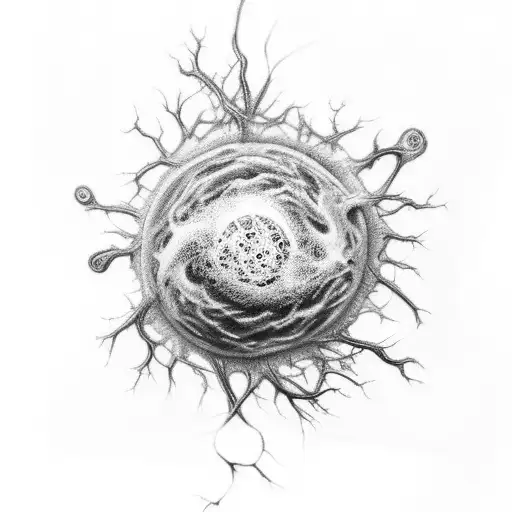 Neuron In Shape Of Galaxy