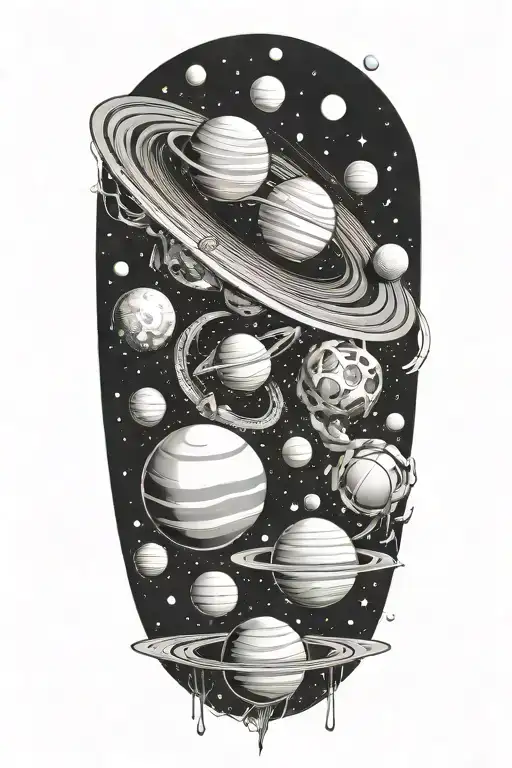 Planets Surrounding An Android