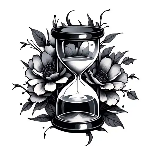 Hourglass Tattoo Minimalist
