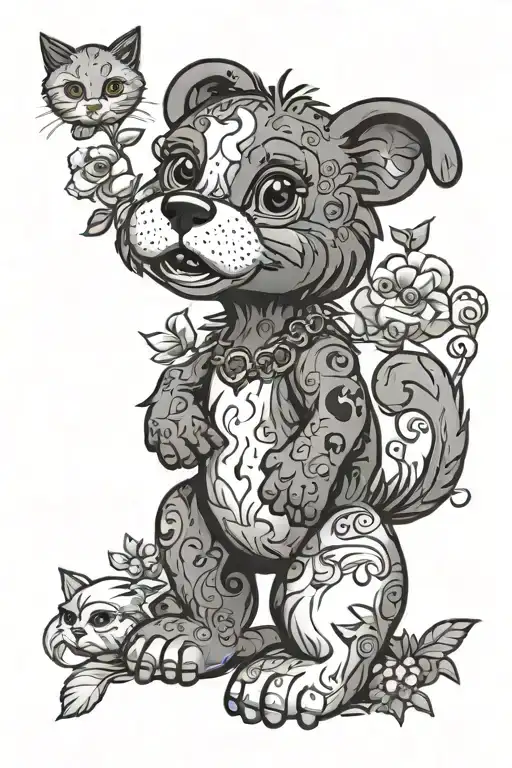 Many Webkinz Pets In Nature Setting