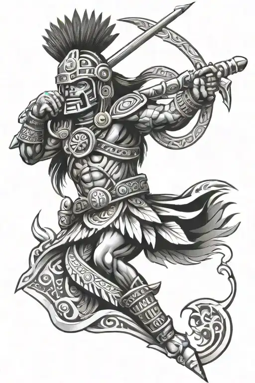 Guatemalan Mayan Warrior