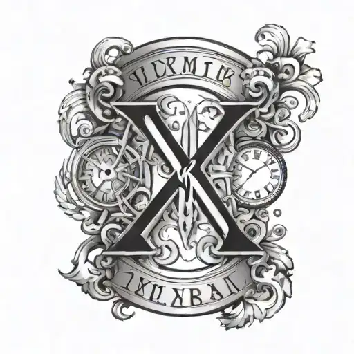 Roman Numerals With Name Incorporated
